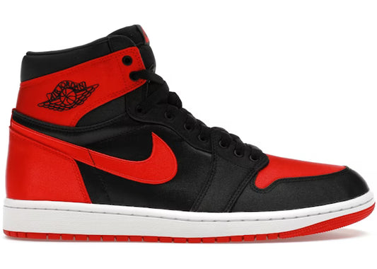 Womens Jordan 1 Satin Bred